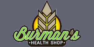 BURMAN'S HEALTH SHOP logo