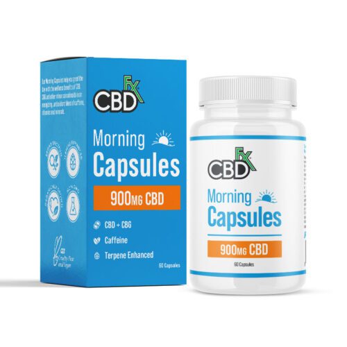 CBDfx CBD + CBG Morning Capsules – 900mg