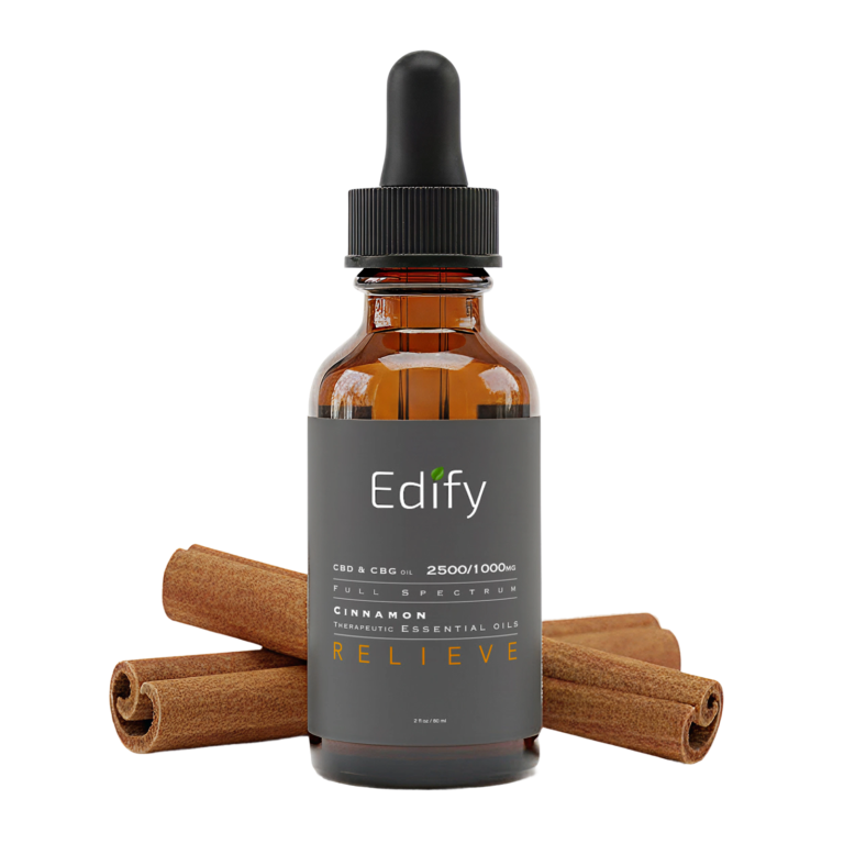 Edify Full-Spectrum CBD+CBG Oil Tincture – 2500mg/1000mg