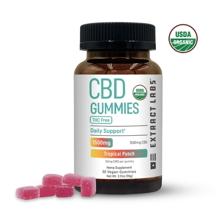 Organic CBD Gummies – Tropical Punch