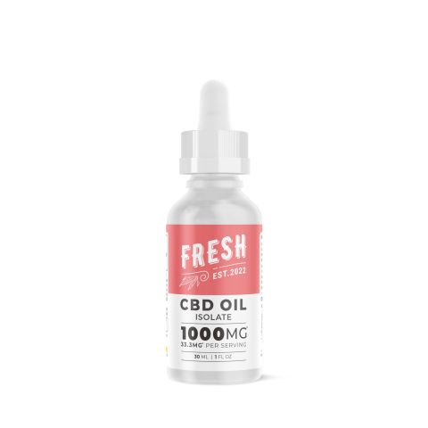 Fresh CBD Isolate Oil – 1,000 mg