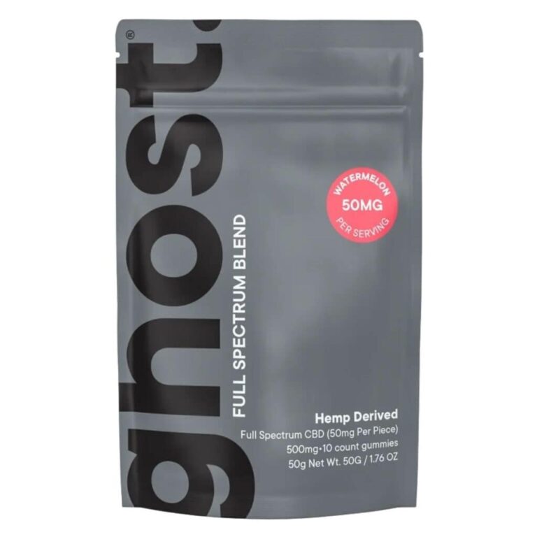 Ghost Wellness Blend Full Spectrum CBD Gummies 500mg (10 ct)